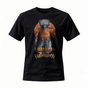 Halloween Pumpkin T-Shirt Men's Women's Funny Costume Tee Party Gift