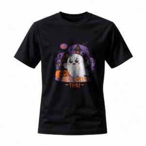 Cute Ghost Halloween T-Shirt for Men / Women Funny Spooky Party Tee