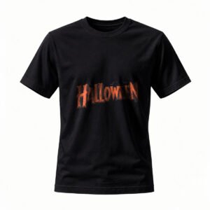 Halloween T-Shirt Men Women Black Horror Costume Tee Party Gift