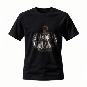 Happy Halloween Pumpkin Design T-Shirt for Men / Women