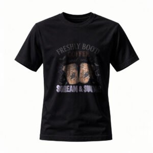 Halloween Coffee T-Shirt Freshly Boo'd Coffee Scream Sugar Men's Women's Tee