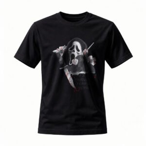 Scream Ghostface Horror T-Shirt Men's Women's Halloween Movie Fan Tee