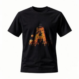 Halloween Letter A Witch Hat T-Shirt for Men / Women