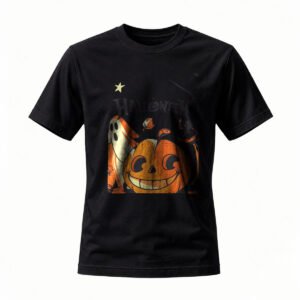 Halloween Pumpkin Ghost T-Shirt for Men / Women Spooky Party Wear