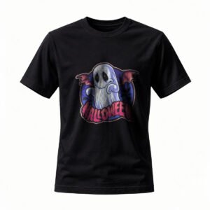 Halloween Ghost T-Shirt Men Women Spooky Fun Party Tee