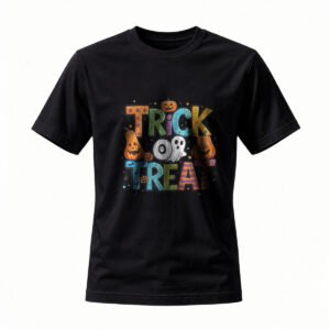 Halloween Trick or Treat T-Shirt Men Women Festive Costume Party Tee