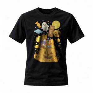 Halloween Pumpkin Candy T-Shirt for Men / Women Festive Party Wear
