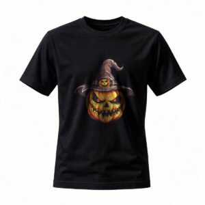 Halloween Pumpkin Witch Hat T-Shirt for Men / Women