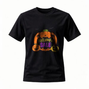 Halloween Sale Pumpkin Design T-Shirt for Men / Women