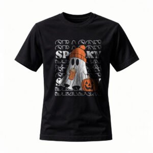 Spooky Ghost Halloween T-Shirt for Men / Women Fun Costume Party Wear