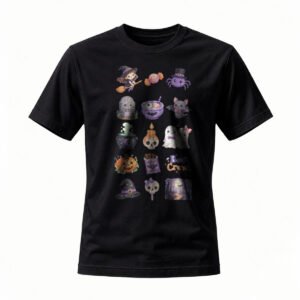 Halloween Cute Icons T-Shirt for Men / Women Spooky Fun Design