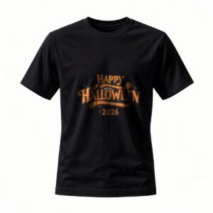 Happy Halloween 2026 T-Shirt Men's Women's Spooky Party Tee