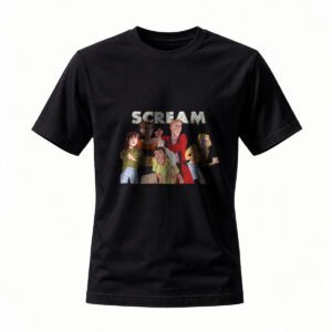 Scream Movie T-Shirt Horror Fans Gift Unisex Cotton Tee