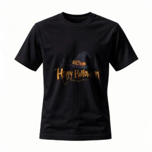 Happy Halloween Witch Hat T-Shirt for Men / Women Festive Party Wear