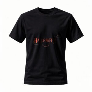 Halloween T-Shirt Men Women Black Classic Horror Party Tee Gift