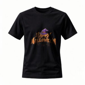 Happy Halloween Witch Hat T-Shirt for Men / Women Festive Party Wear