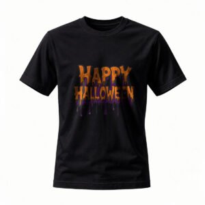 Happy Halloween Drip Design T-Shirt for Men / Women Party Costume Tee