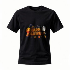 Happy Halloween T-Shirt Men Women Funny Pumpkin Ghost Costume Tee