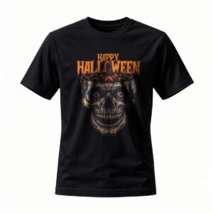 Happy Halloween Skull Pumpkin Men's T-Shirt