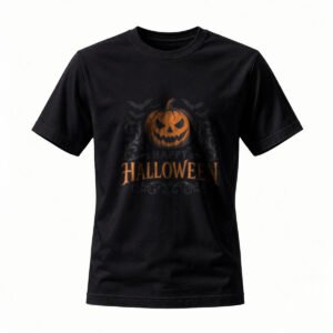 Happy Halloween Pumpkin T-Shirt Men Women Spooky Party Tee