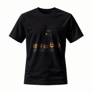 Halloween Pumpkin T-Shirt Happy Halloween Men's Women's Tee Party Costume