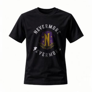 Nevermore Crest T-Shirt Men's Women's Vintage Gothic Design