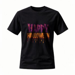 Happy Halloween Drip Design T-Shirt for Men / Women Party Costume