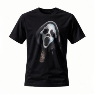 Scream Ghost Face Ice Cream T-Shirt Men's Women's Horror Fun Tee