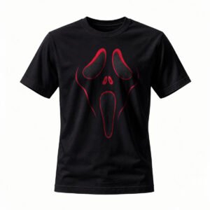 Scream Ghost Face T-Shirt Men Women Horror Movie Tee Halloween Costume