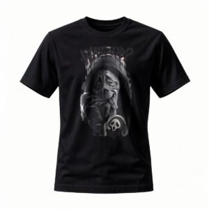Mysterious Skull Hooded T-Shirt for Men / Women Gothic Horror Design