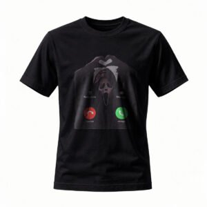 Scream Movie Call Design Men's T-Shirt Horror Fan Gift