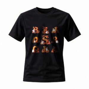 Halloween Alphabet Ghost Pumpkin T-Shirt for Men / Women