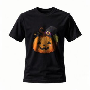 Halloween Pumpkin Witch Hat T-Shirt for Men / Women