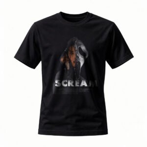 Scream Movie Horror T-Shirt Men Women Black Tee Halloween Gift