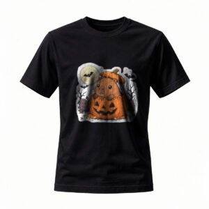 Halloween Hamster in Pumpkin T-Shirt for Men / Women Funny Costume Tee