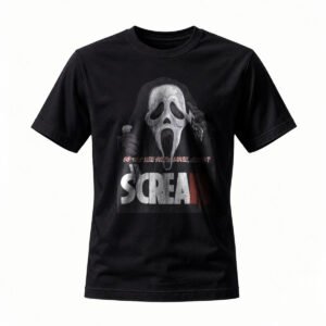 Scream Movie Ghostface T-Shirt Men's Horror Film Fan Tee