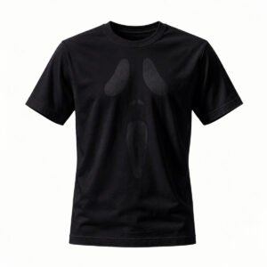 Mickey Mouse Face T-Shirt Black Men's Women's Casual Tee Gift