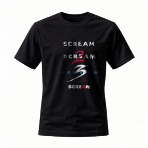 Scream Movie Series T-Shirt Men Women Horror Film Fan Tee Gift