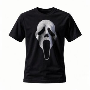 Scream Ghost Face T-Shirt Men's Horror Movie Tee Halloween Gift