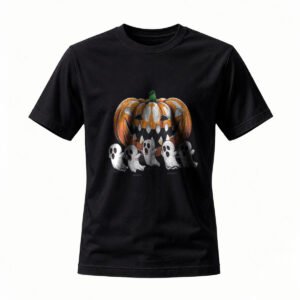 Halloween Pumpkin Ghosts T-Shirt for Men / Women