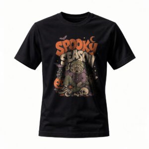 Spooky Season Halloween T-Shirt Men Women Funny Cartoon Tee Gift