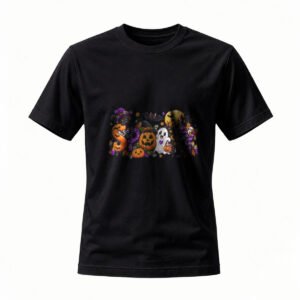 Halloween Spooky T-Shirt Men Women Funny Costume Party Tee