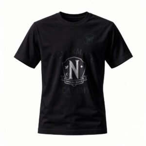 Newermore Academy T-Shirt Men's Women's Black Logo Tee Gift for Patriotic Fans