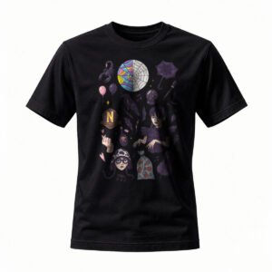Mystical Purple Magic T-Shirt for Men / Women Gothic Art Design
