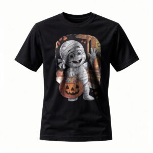 Cute Mummy Halloween T-Shirt for Men / Women Fun Party Costume Tee