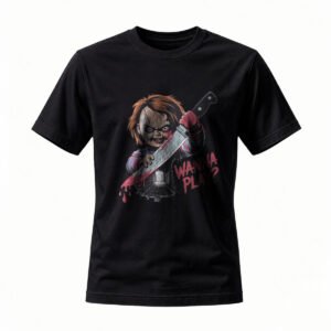 Chucky Horror T-Shirt Men's Women's Halloween Gift Tee