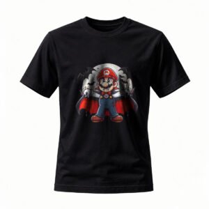 Mario Vampire T-Shirt Men's Halloween Costume Tee Fun Gift