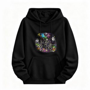 Halloween Skeleton Party Hoodie for Men or Women Spooky Dance Design