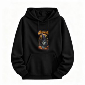 Halloween Witch Skull Hoodie for Men or Women Spooky Party Costume Gift