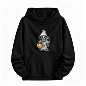 Halloween Scarecrow Skeleton Hoodie for Men or Women Spooky Costume Gift